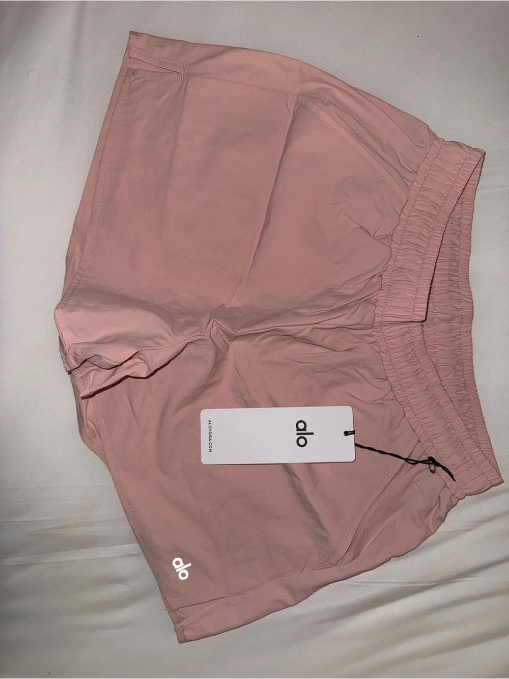 ALO Yoga Alumni Short Pink Quartz NWT